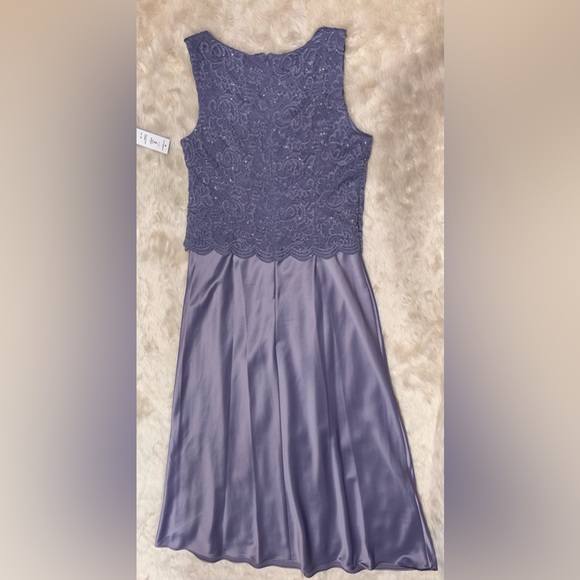 Alex Evenings Embroidered Lace Mock Two-Piece Gown - Picture 11 of 11